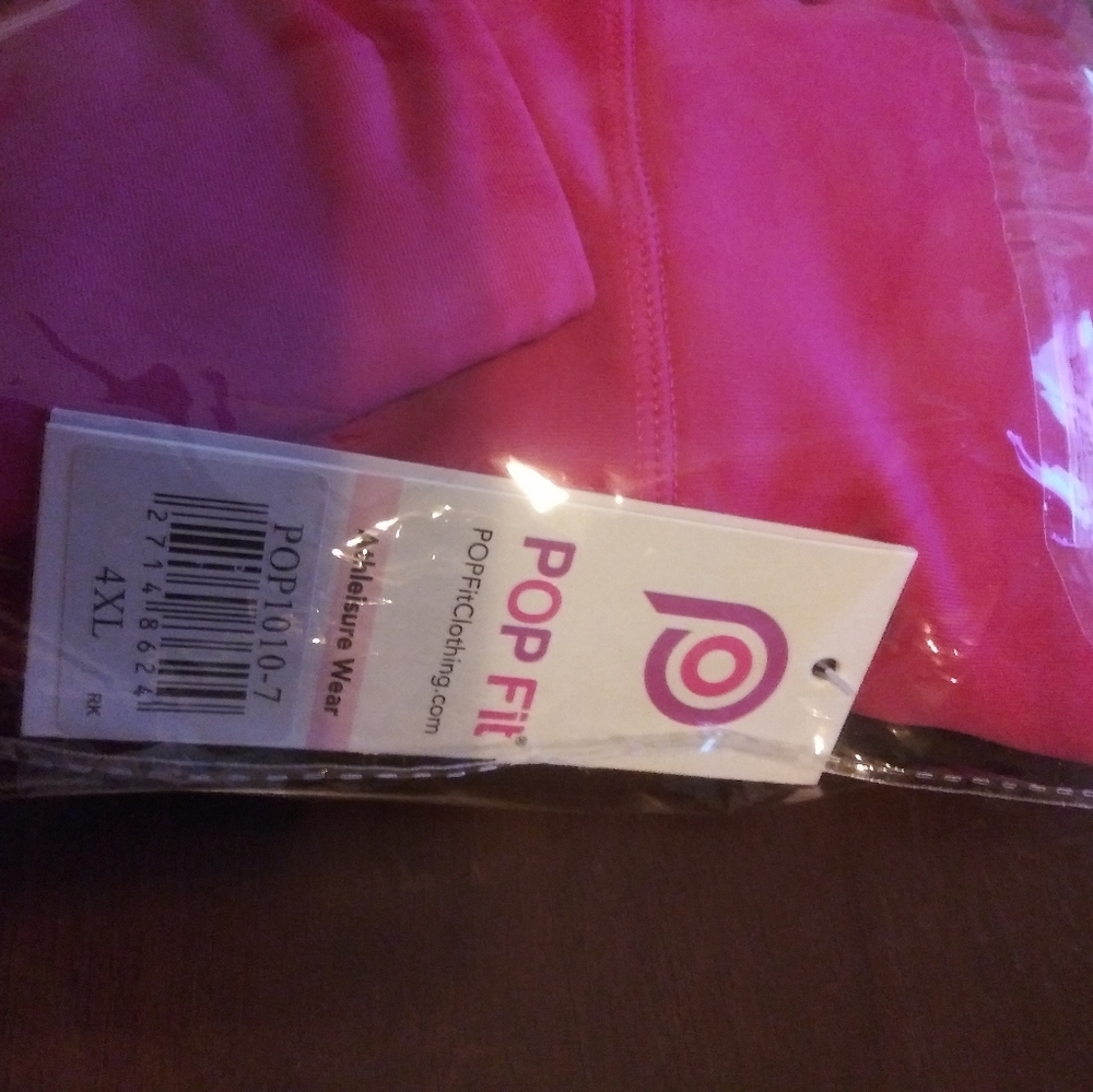 Hot Pink PopFit Jane Legging 4X